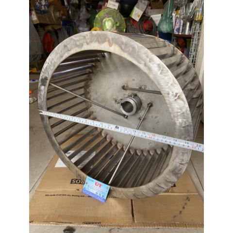 cánh quạt ly tâm inox 304  đường kính 500mm, 